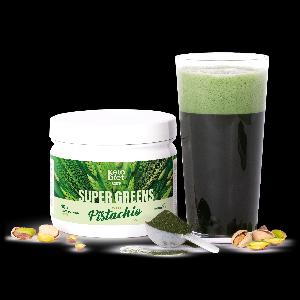 Super GREENS s pistáciovou příchutí – energie, imunita, detox (200 g – 30 dávek)