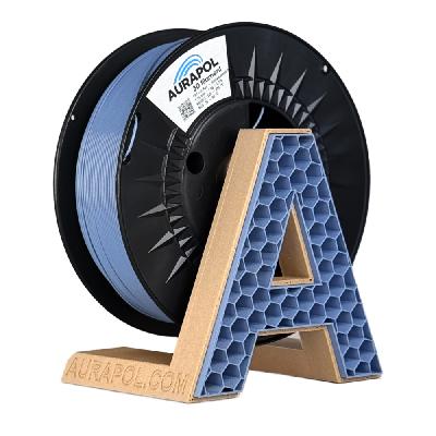 AURAPOL PET-G Recycled Filament Stonewashed Blue 1 kg 1,75 mm