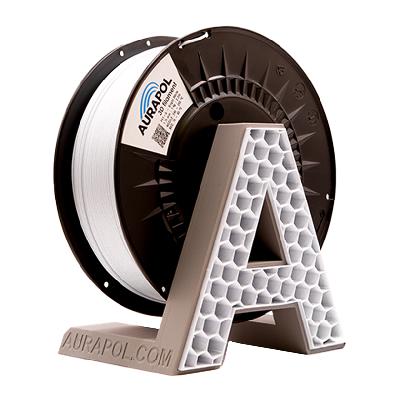 AURAPOL PET-G Filament Bright White 1 kg 1,75 mm