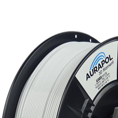 AURAPOL PET-G 3D Filament Bílá 2,5 kg 1,75 mm