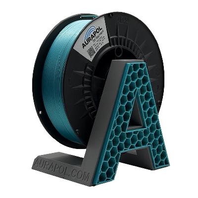 AURAPOL PLA 3D Filament Teal Eclipse 1 kg 1,75 mm