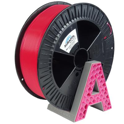 AURAPOL PLA 3D Filament Malinová částečně transparentní 2,5 kg 1,75 mm