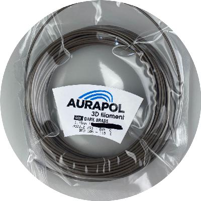 AURAPOL Vzorek ASA 3D Dark Brass 1,75m