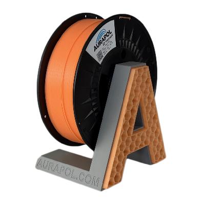 AURAPOL PLA 3D Filament Peach flame částečně transparentní 1 kg 1,75 mm