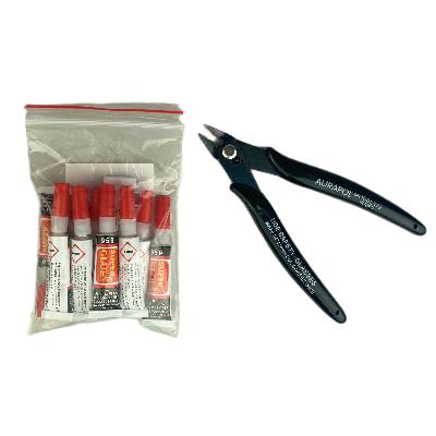 AURAPOL ACCESSORIES SET - Štípačky + Sada vteřinových lepidel