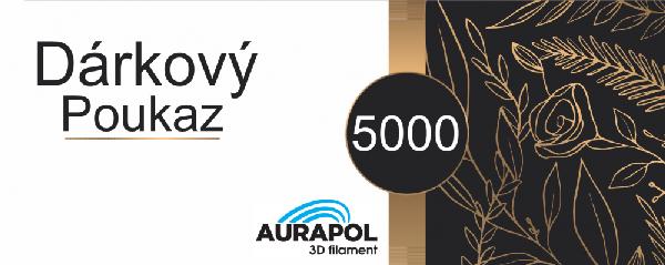 Dárkový poukaz 5000 Kč