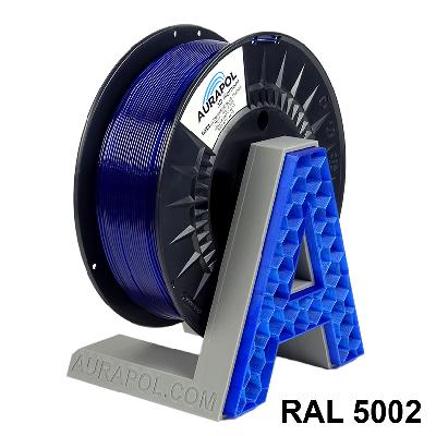 AURAPOL PET-G Filament Ultramarine Modrá Transparentní 1 kg 1,75 mm