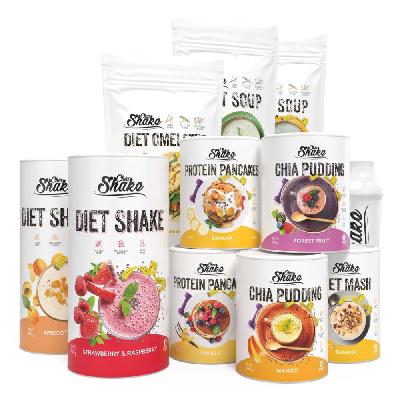 Chia Shake Dietní balíček na 4 týdny (140 jídel)