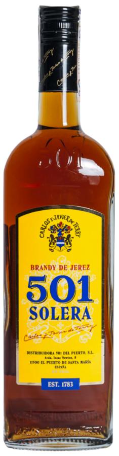 Brandy 501 Solera 36% 0,7l (holá láhev)