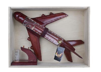 Detesk Švestka 40% 0,35l (dárkové balení dřevené letadlo JET)