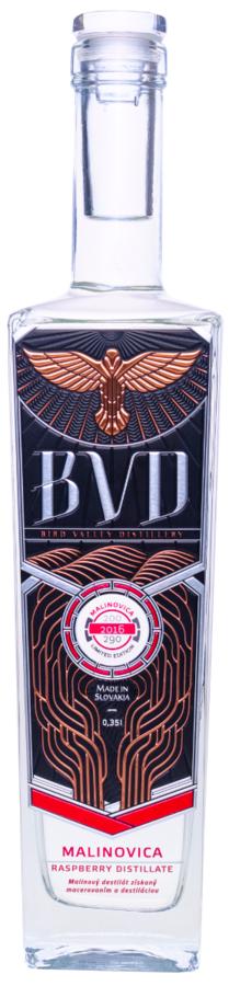 BVD Malinovica 45% 0,35l – destilát z lesních malin