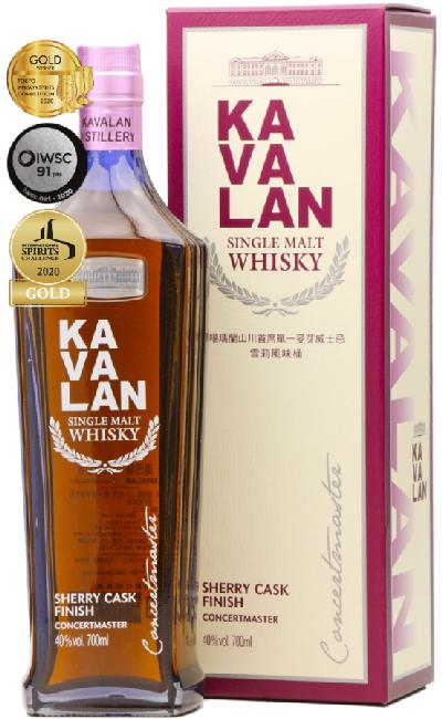 Kavalan Concertmaster Sherry 40% 0,7L (karton)