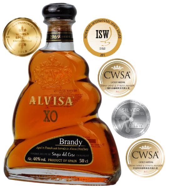 Alvisa XO Brandy 40% 0,5L – sametová elegance