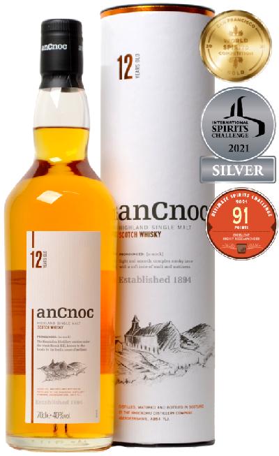 An Cnoc 12YO 40% 0,7L (tuba)
