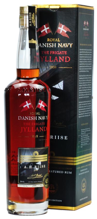 A.H.Riise Royal Danish Navy Frigatte Jylland 45% 0,7L  (karton)