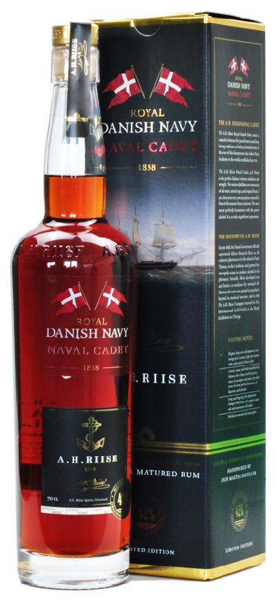 A.H.Riise Royal Danish Navy NAVAL CADET 42% 0.7L (karton)