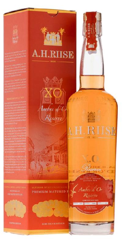 A.H. Riise XO Ambre D´Or RUM 42% 0.7L (karton)