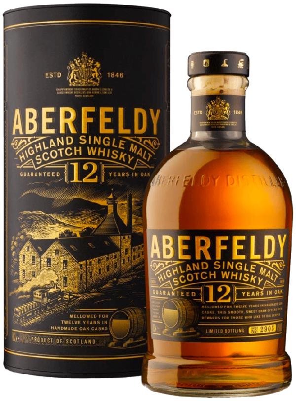Aberfeldy 12YO Single Malt Scotch Whisky 40% 0,7l – tuba