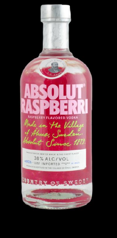 Absolut Raspberri 38% 0,7L (holá láhev)