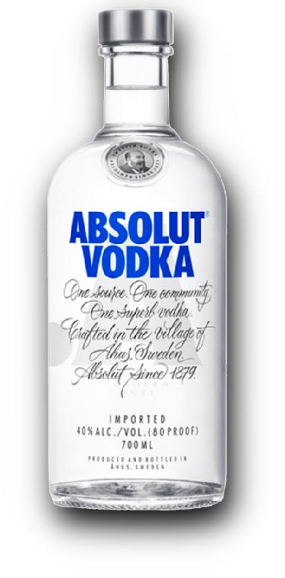 Absolut 40% 0,7l (holá láhev)
