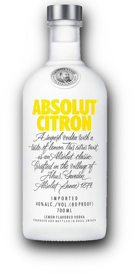 Absolut Citron citrónová vodka 40% 0,7 l