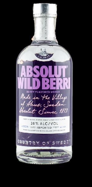 Absolut Wild Berri 38% 0,7L (holá láhev)