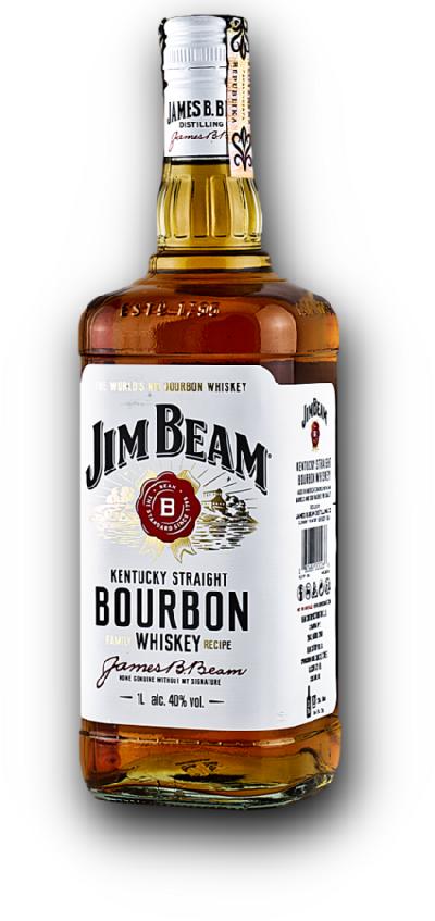 Jim Beam 40% 1l (holá láhev)