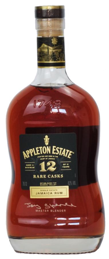 Appleton Estate 12YO Rare Casks 43% 0,7L (holá láhev)