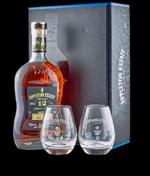 Appleton Estate 12YO Rare Casks 43% 0.7L (dárkové balení s 2 skleničkami)