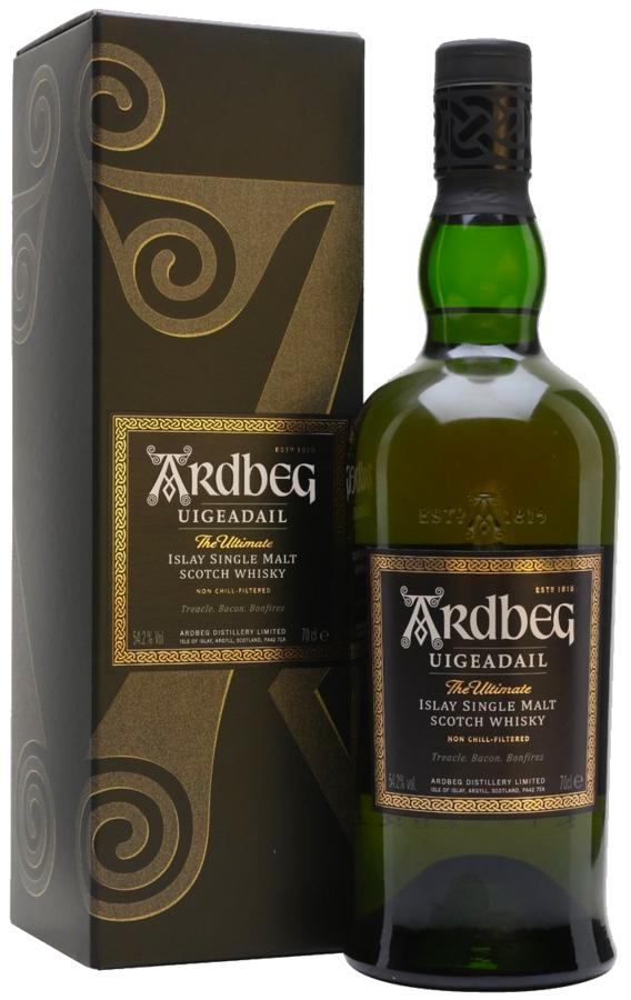 Ardbeg Uigeadail 54,2% 0,7l – Islay single malt (karton)