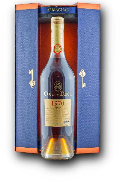 Clés des Ducs 1970 40% 0,7 l – ročníkový armagnac (dárkové balení kazeta)