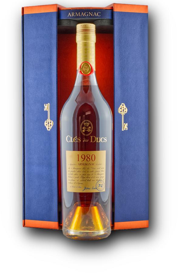 Armagnac Cles des Ducs 1980 40% 0,7 l – dárkové balení