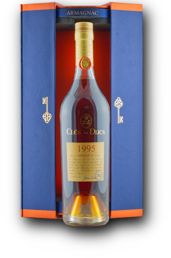 Clés des Ducs 1995 40% 0,7 l – ročníkový armagnac (dárkové balení kazeta)