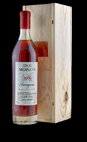 DUC Moisans Millesimé 1985 Armagnac 40% 0,7L (dárkové balení kazeta)