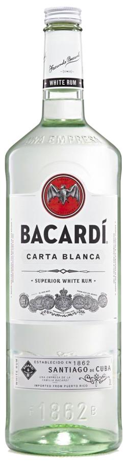 Bacardi Carta Blanca 37,5% 3l (holá láhev)