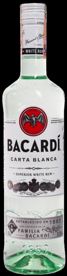 Bacardi Carta Blanca 37,5% 0,7l (holá láhev)