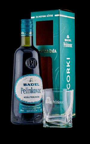 Badel Pelinkovac Gorki 31% 0.7L (dárkové balení s 1 sklenicí)