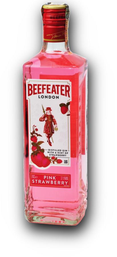 Beefeater Pink Strawberry Gin 37,5 % – jahodový gin, 0,7 l