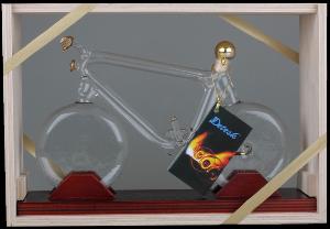 Detesk Švestka 40% 0,2l (dárkové balení kolo pozlacený)