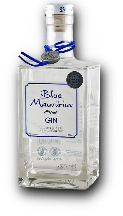 Blue Mauritius Gin 40% 0,7L – mauricijský gin z cukrové třtiny