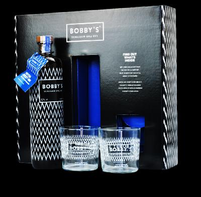 Bobby's Schiedam + 2 Sklenice 42% 0.7L (dárkové balení s 2 skleničkami)