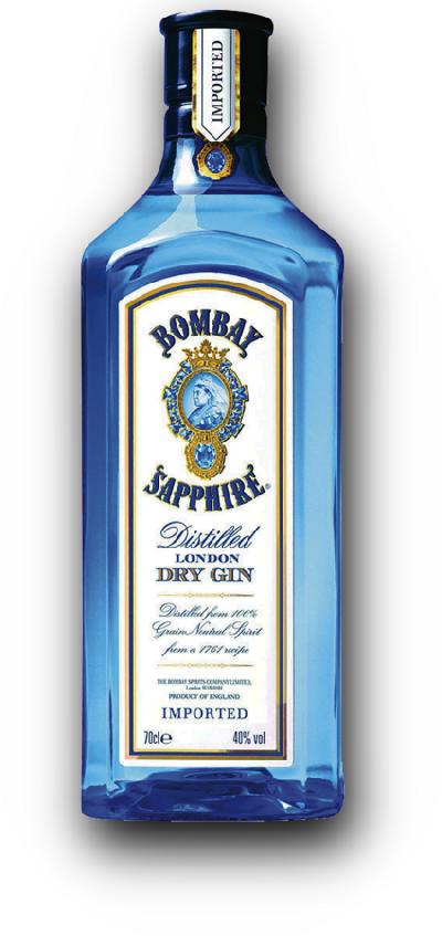 Bombay Sapphire 40% 0,7L (holá láhev)