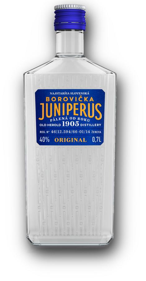 Juniperus Borovička 40% 0,7l – nejstarší slovenská značka
