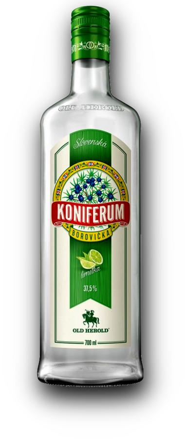 Borovička Koniferum Limetka 37,5% 0,7l (holá láhev)