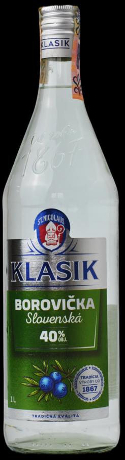 St.Nicolaus Borovička Slovenská 40% 1L (holá láhev)