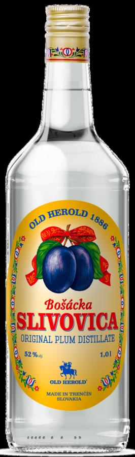 Bošácka Slivovica 52% 1l (holá láhev)