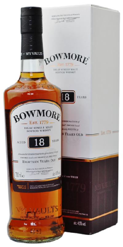 Bowmore 18YO 43% 0,7l (kartón)