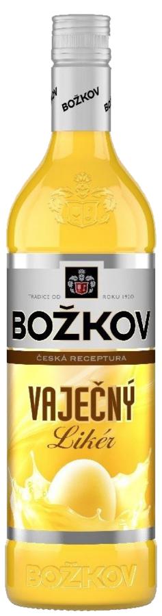 Vaječný Likér Božkov 15% 0,5l (holá láhev)