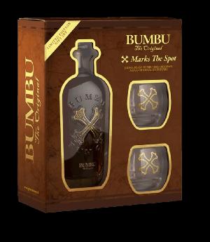 Bumbu - The Original 40% 0,7L (dárkové balení s 2 skleničkami)