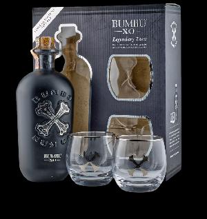 Bumbu XO 40% 0.7L (dárkové balení s 2 sklenicemi)